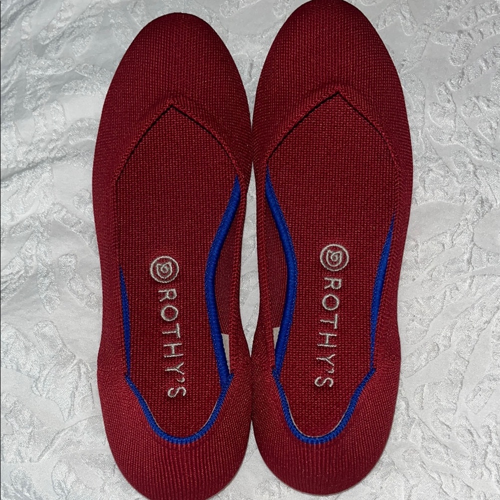 Rothy's Women's Red Flats